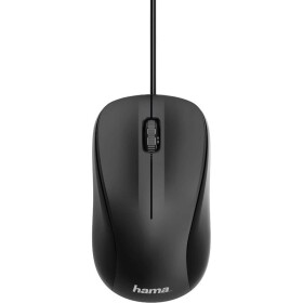 Hama optická myš, prenos USB, 3 tlačidlo, 1200 dpi, čierna; 182606