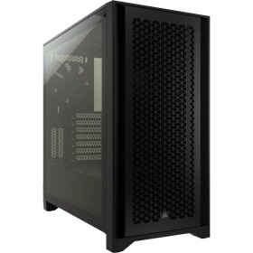 Corsair iCUE 4000D RGB midi tower PC skrinka čierna; CC-9011240-WW - Corsair iCUE 4000D RGB Airflow Tempered Glass CC-9011240-WW