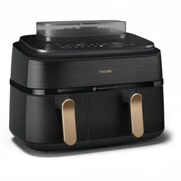 Philips 5000 series NA552/00 medeno-čierna / Teplovzdušná fritéza / 2750 W / 40 ° C - 200 C ° / objem 9L (NA552/00)