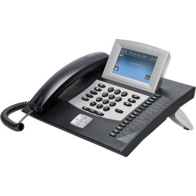 Auerswald COMfortel 2600 systémový telefón, ISDN záznamník, konektor na slúchadlá dotykový displej čierna, strieborná; 90116