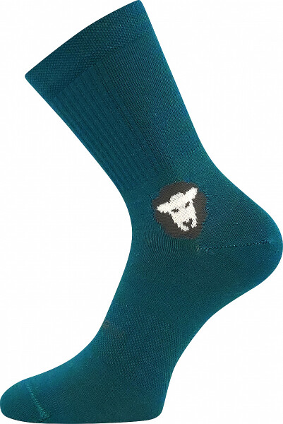 Ponožky voxx barefootik merino modro-zelená Veľkosť ponožiek: 35-38 EU EUR