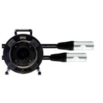Cordial 15631 RJ45 sieťové káble, prepojovacie káble CAT 6A S/FTP 50.00 m čierna krytie PUR 1 ks; 15631