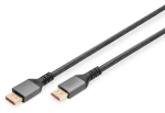Digitus DisplayPort 2.1 čierny / Prepojovací kábel / DisplayPort - DisplayPort / 1m / 80 Gbps / 16K (DB-340111-010-S)