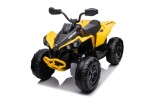 Mamido Detská elektrická štvorkolka Can-Am Renegade 180W 4x4 žltá