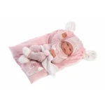 Llorens 73860 NEW BORN HOLČIČKA - realistická bábika bábätko s celovinylovým telom - 40 cm
