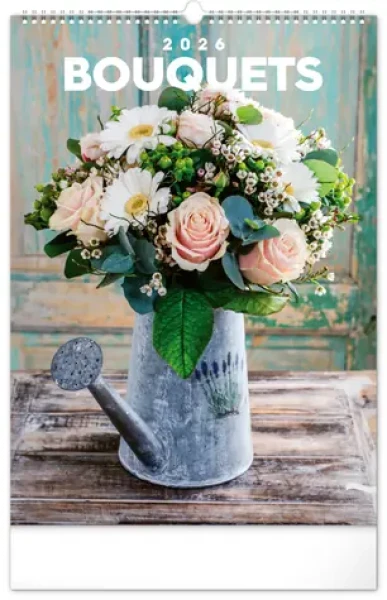 NOTIQUE Nástenný kalendár Kytica 2026 / / 33 x 46 cm (PGN-35207-L)