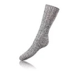 Zimné unisex ponožky NORWEGIAN STYLE SOCKS - BELLINDA 39-42 béžová/mocca
