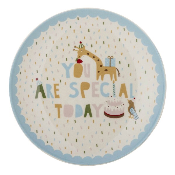 Bloomingville Keramický tanier Celebrate Blue Ø 16 cm