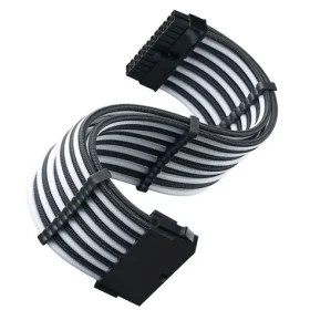 Silverstone Kábel ATX 24-Pin 300mm - čierno-biela / pletený (SST-PP07E-MBBW)