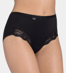 SLOGGI ROMANCE - Maxi nohavičky z bavlny Supima® s čipkou Sloggi BLACK 52
