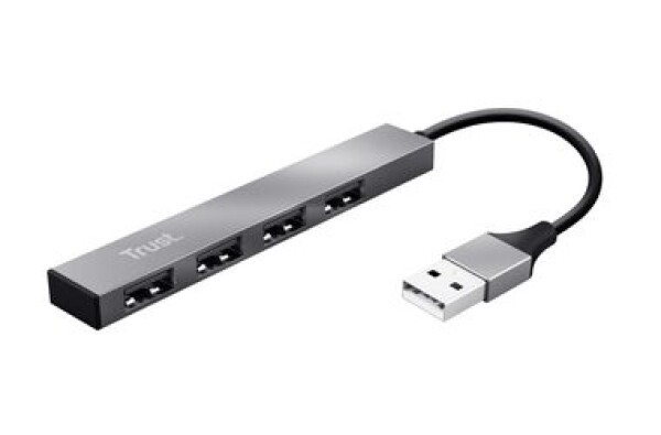 TRUST HALYX strieborná / USB HUB / 4x USB-A (23786)