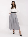 Dámska dlhá sukňa MI SD 88653.89 Grey - FPrice one size šedá
