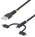 StarTech nabíjací kábel USB-A na Micro-USB čierna / Nabíjací kábel / 1 m / USB 2.0 (RLTCUB1MBK)