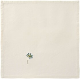 Ib Laursen Látkový obrúsok s výšivkou Flora Blue umbel flower