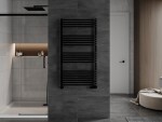 MEXEN - Apollo vykurovací rebrík/radiátor 1210 x 650 mm, 713 W, čierna W117-1210-650-00-70
