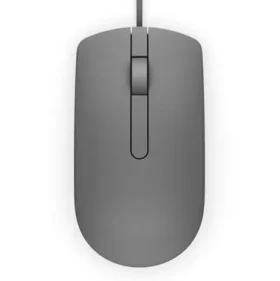 DELL MS116 sivá / Optická myš / 1000dpi / 2 tlačidlá + rolovacie koliesko / USB / 1.8 m (570-AAIT)