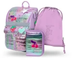 BAAGL SET 3 Zippy Lavender: aktovka, peračník, sáčok (A-35952)