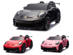 Mamido Mamido Elektrické autíčko Porsche 911 GT3 XXL + MP4 | 24V14Ah | 4x200W | Pre 2 deti | Lakované čierne