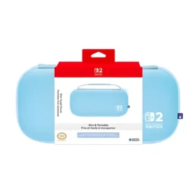 HORI Slim Tough Pouch svetlo modrá / Puzdro / Nintendo Switch 2 / Až 10 herných kariet