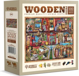 Wooden City Drevené puzzle Múzejné police