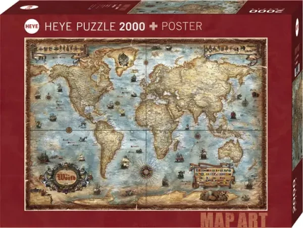 HEYE Puzzle Map Art: Svet