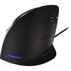 Evoluent Vertical Mouse Corded Right Hand ergonomická myš USB optická čierna, strieborná 5 tlačidlo ergonomická; VMCR