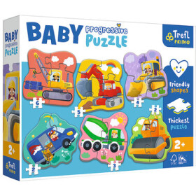 Trefl Primo - Puzzle - Baby puzzle Na stavenisku 6v1