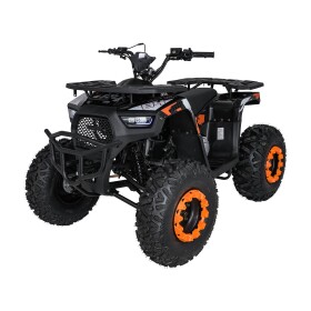 Mamido Detská benzínová štvorkolka RamiGO MONSTER 200CC čierno-oranžová