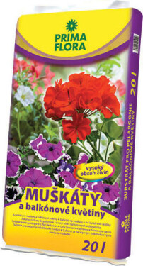 AGRO PRIMAFLORA Substrát pre muškáty 20 l