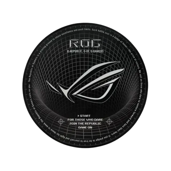 Asus ROG Cosmic Mat II čierna / Herná podložka na zem / 117 × 117 cm / polyester, guma (90GC0220-BGW000)
