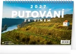NOTIQUE Putovanie za vínom 2027 / Stolný kalendár / 23,1 × 14,5 cm
