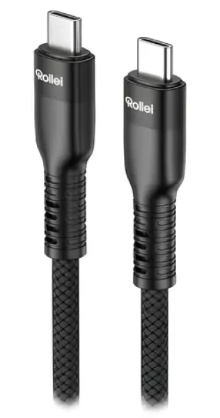 Rollei biela / Kábel USB-C - USB-C / 1.2 m (25092)
