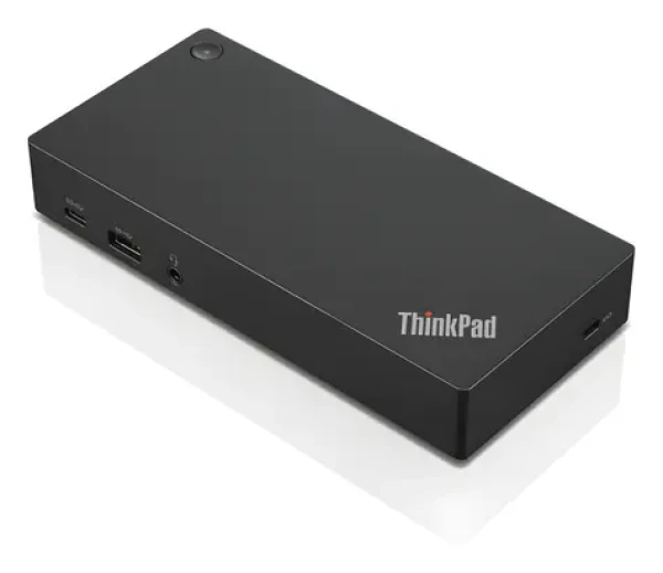 Lenovo ThinkPad Universal USB-C Dock / Dokovacia stanica / 2x DP / HDMI / 3x USB-A / USB-C / RJ-45 / čierna (40AY0090MX)