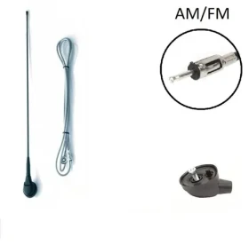 Calearo AM/FM predná anténa so zvodom / Anténa / pasívna / DIN / 41 cm