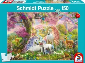 Schmidt Puzzle Kvety a jednorožce