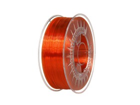 PET-G filament 1,75 mm jasne oranžový transparentný 2 Devil Design 1 kg