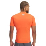 Tričko Under Armour HG Armour Comp SS Tee Fire/ White XXL