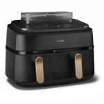 Philips 5000 series NA552/00 medeno-čierna / Teplovzdušná fritéza / 2750 W / 40 ° C - 200 C ° / objem 9L (NA552/00)