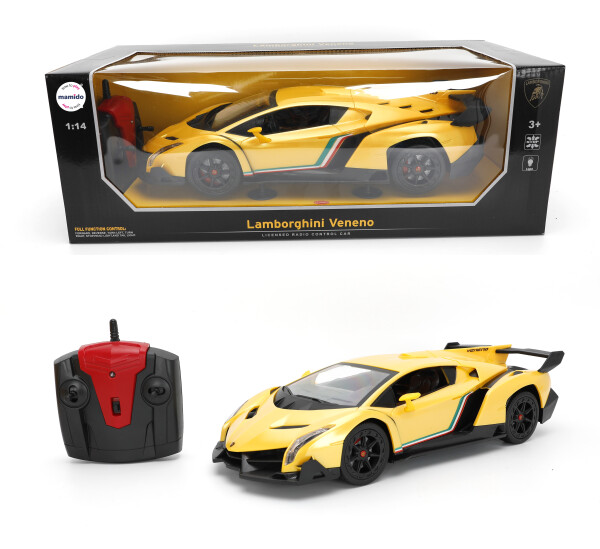 Mamido Mamido Autíčko na diaľkové ovládanie Lamborghini Poison 1:14 so svetlami žlté