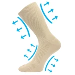 LONKA® Oregan ponožky béžové 1 pár 35-38 120557