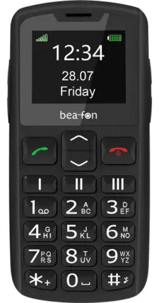 Bea-fon SL230 čierna / Telefón pre seniorov / 4G / 1.8" displej / SOS tlačidlo (SL230LTE_EU001B)