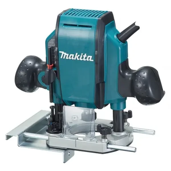 Makita RP0900J / Vrchná frézka / 900W / Výška zdvihu 0-35mm / 27.000 ot-min / Upínanie hriadeľa 6-8 mm (RP0900J)