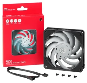 ADATA XPG Vento PRO čierna / Ventilátor / 120 mm / PWM 4-pin / 900-2150 RPM / 75 CFM, 28 dB (VENTOPRO120PWM-BKCWW)