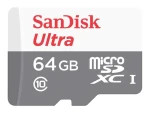 SanDisk Ultra microSDXC 64GB / Class 10 / UHS-I / čítanie: až 100MBs (SDSQUNR-064G-GN3MN)
