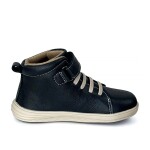 Chlapčenská celoročná barefoot obuv Bugga KAMA Navy B00200-04 - 32