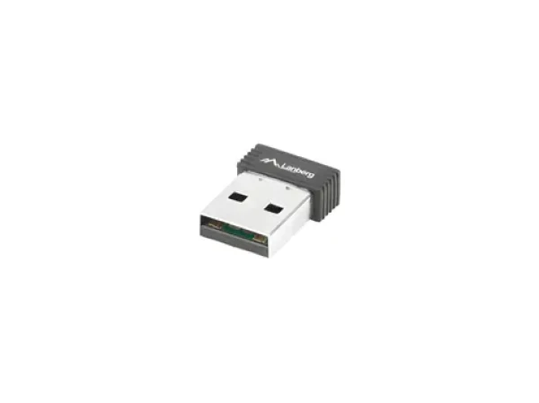 Lanberg NC-0150-WI čierna / Wi-Fi USB adaptér / 150 Mbit / s / 2.4 GHz / USB 2.0 (NC-0150-WI)