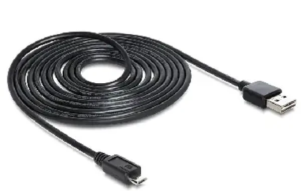 DeLock kábel Easy USB 2.0 A samec USB 2.0 micro B samec 3 m (83368)