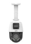 Uniview IPC9312LFW-AF28-2X4 biela / IP kamera / Duálna PTZ+statická / 2x 2 Mpix / Zoom 4X / IR 50 m / PoE / IP66 (IPC9312LFW-AF28-2X4)