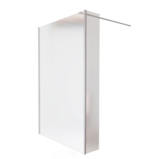 BESCO - Walk-in sprchovací kút AVEO - FARBA rámu - Chróm / Leštený hliník (ALU), Pevná stena - 30 cm, Rozmer A - 90 cm, Rozmer C - 195 cm, Výplň - Číre bezpečnostné sklo - 8 mm BCAVEO90+BCAVEO30