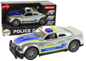 Mamido Autíčko polícia so svetlami 1:14 strieborné